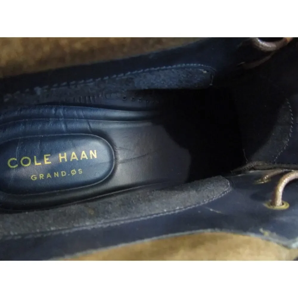NWOB Cole Haan Grand OS Watson C26153 Black Leather Chukka Boots Men 10M
